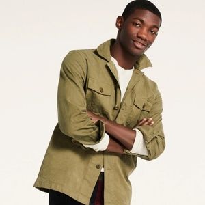 Brooks Brothers- NWT-Military Stretch Cotton Ripstop Shirt Jacket